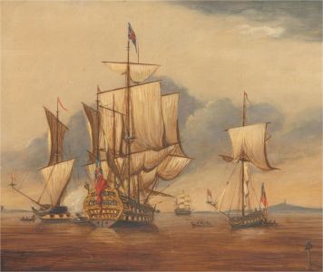 Early 20th Century Oil - The Evening Salute