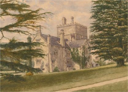 H. J. Snell - Signed 1923 Watercolour, Country Manor