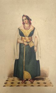 R. W. Wearing - Mid 19th Century Watercolour, Ottoman Regal Lady