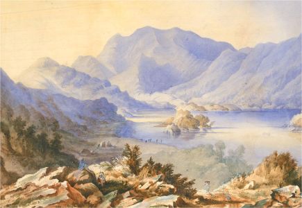 A.B. - 1857 Watercolour, Killarney, Ireland