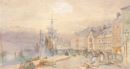 Early 20th Century Watercolour - The Barbican, Plymouth