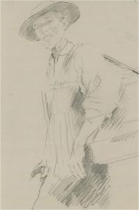Franco Matania (1922-2006) - 20th Century Graphite Drawing, Labourer