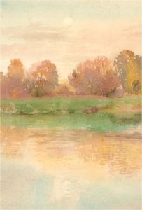 Early 20th Century Watercolour - Still Lake