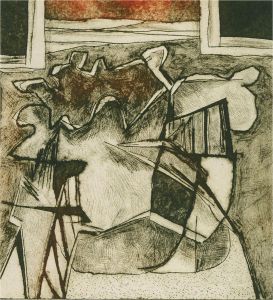 Peter Oakley (1935-2007) - 1997 Etching, Empty Vessel