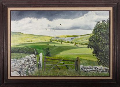 Gordon Metcalfe (b.1935) - 1988 Oil, Malhamdale, Yorkshire