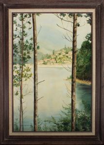 Gordon Metcalfe (b.1935) - 1985 Oil, Caniçada, Portugal