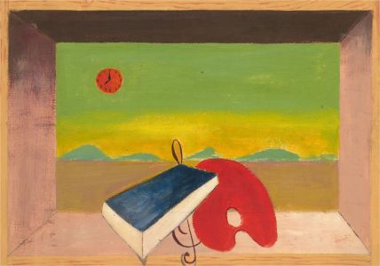 Mid 20th Century Oil - Surrealist Still Life