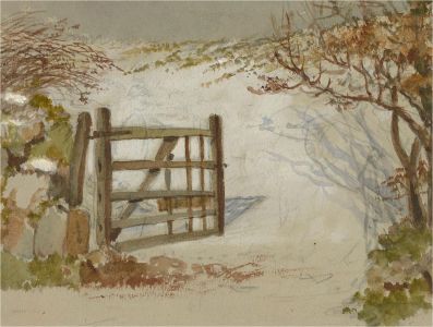 Early 20th Century Watercolour - The Gate