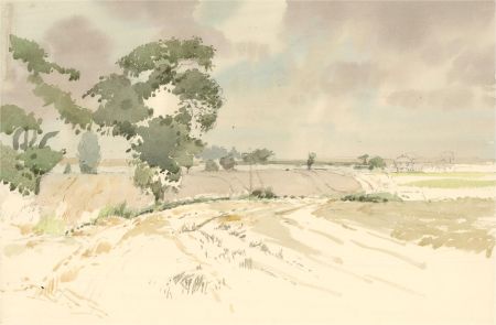 Keith Johnson (1931-2018) - 2001 Watercolour, Landscape Study