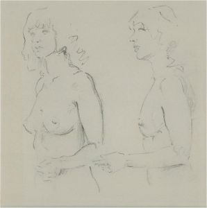 Franco Matania (1922-2006) - 20th Century Graphite Drawing, Nude Studies