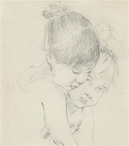 Franco Matania (1922-2006) - 20th Century Graphite Drawing, Young Girls