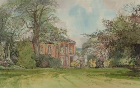 Keith Johnson (1931-2018) - Contemporary Watercolour, Aylsham Manor