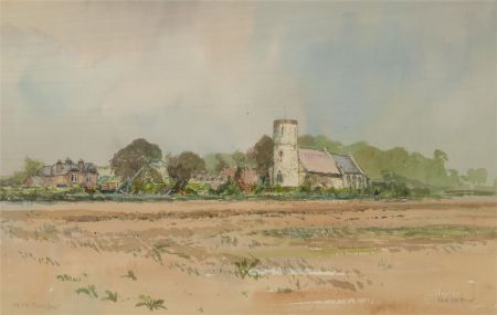 Keith Johnson (1931-2018) - Contemporary Watercolour, Somerton, Norfolk