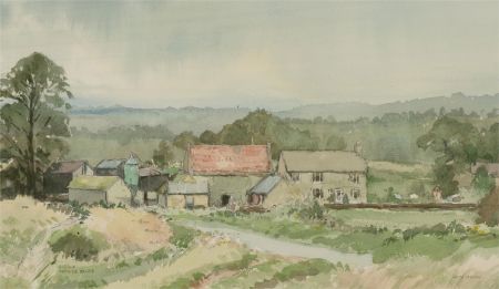 Keith Johnson (1931-2018) - Contemporary Watercolour, Woodale, Yorkshire Dales
