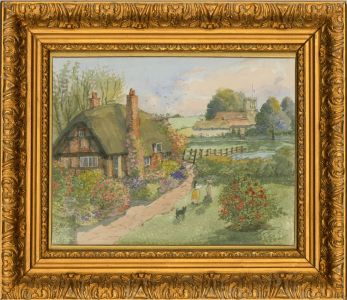 M. Gardner - 20th Century Watercolour, English Village