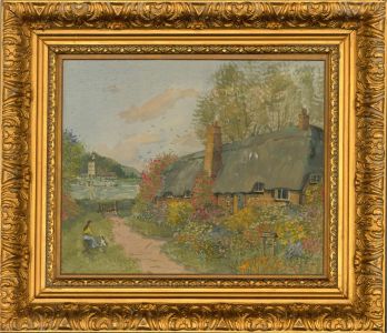M. Gardner - 20th Century Watercolour, Thatched Cottage