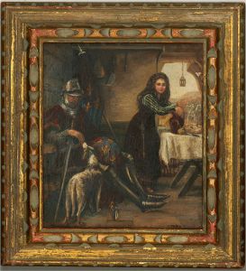 I. Porsin - Early 20th Century Oil, Before Battle
