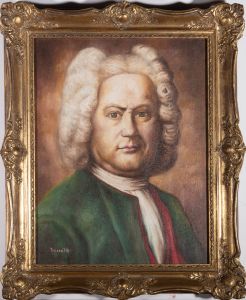 Tristan - 1978 Oil, George Frideric Handel (1685-1759)