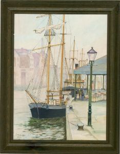 E. Aldridge - 2000 Oil, Moored Ships
