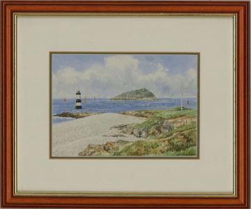 Julie Roberts - 2016 Watercolour, Lighthouse on the Coast
