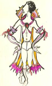 Mircea Marosin (1921-2007) - Contemporary Mixed Media, Theatre Costume