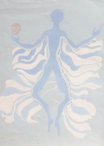 Mircea Marosin (1921-2007) - Contemporary Gouache, Ariel I