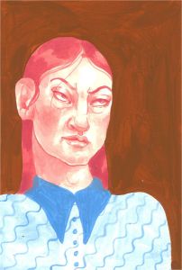Isabelle Mulvany - Contemporary Watercolour, Most Displeased