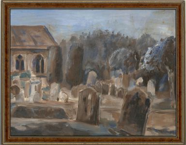 Alan McDonald - Contemporary Oil, Churchyard