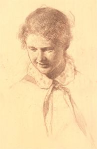 Samouil Grigorievich Nevelshtein (1903-1983) - 1975 Pastel, Pioneer Leader