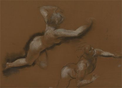 1953 Charcoal Drawing - Study of a Woman