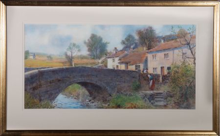 Arthur Netherwood (1864-1930) - Watercolour, Hebden, North Yorkshire