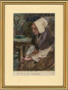 Late 19th Century Watercolour - Be Near Me When I Fade Away