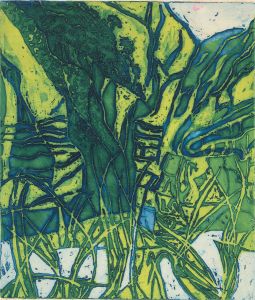 Margaret Levinson - 20th Century Aquatint, Rock Formations