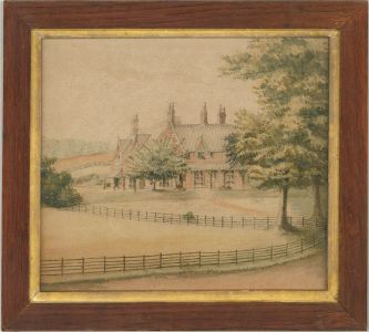 Mid 20th Century Watercolour - House In The Country
