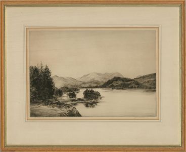 Johnstone Baird (1872-1935) - Etching, Ullswater, Lake District