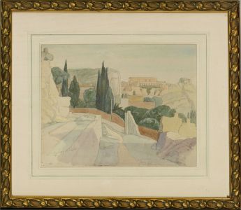Sydney Kitson - Mid 20th Century Watercolour, Ancient Ruins