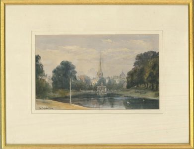 Alan Stepney Gulston (1844–1919) -Early 20th Century Watercolour, The Serpentine