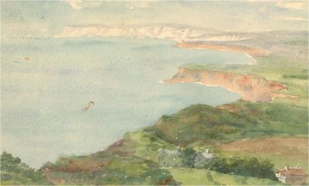 Early 20th Century Watercolour - Isle of Wight