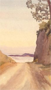 Early 20th Century Watercolour - View to the Coast