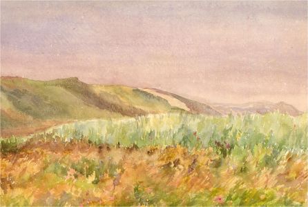 Early 20th Century Watercolour - Summer Landscape