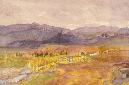 Early 20th Century Watercolour - Italian Landscape