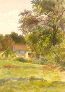 Early 20th Century Watercolour - Country Cottage