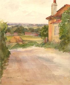 Early 20th Century Watercolour - Hamlet