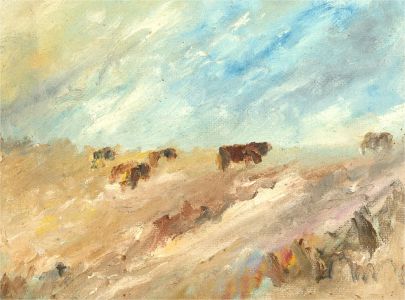 20th Century Oil - Cattle Grazing