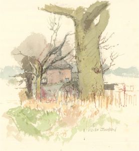 Keith Johnson (1931-2018) - Four Contemporary Watercolours, Landscape Studies