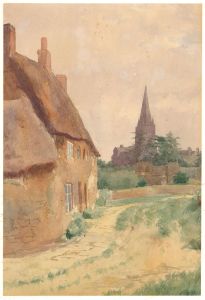 Early 20th Century Watercolour - English Village