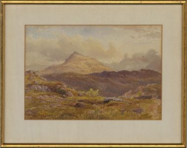 George Harrison (1876-1950) - Early 20th Century Watercolour, Mountain Peak