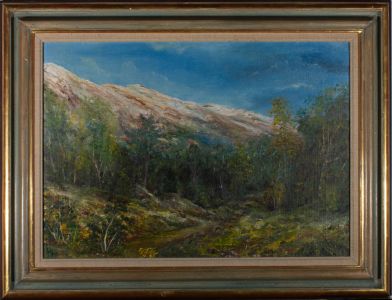Elena Teshich (b.1945) - 1992 Oil, Karpaty Mountains