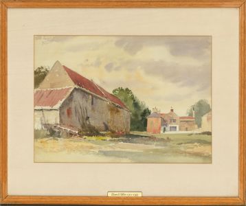 Edward Billin (1911-1995) - 20th Century Watercolour, On The Farm