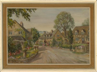 Mary Mossman - 20th Century Oil, Little Dormers, Icomb